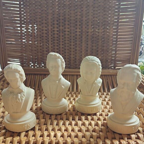 Vintage Composer Mini Busts - Picture 1 of 5